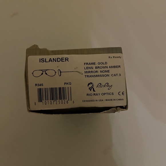 Rio Ray Islander Gold Sunglasses - Picture 5 of 6